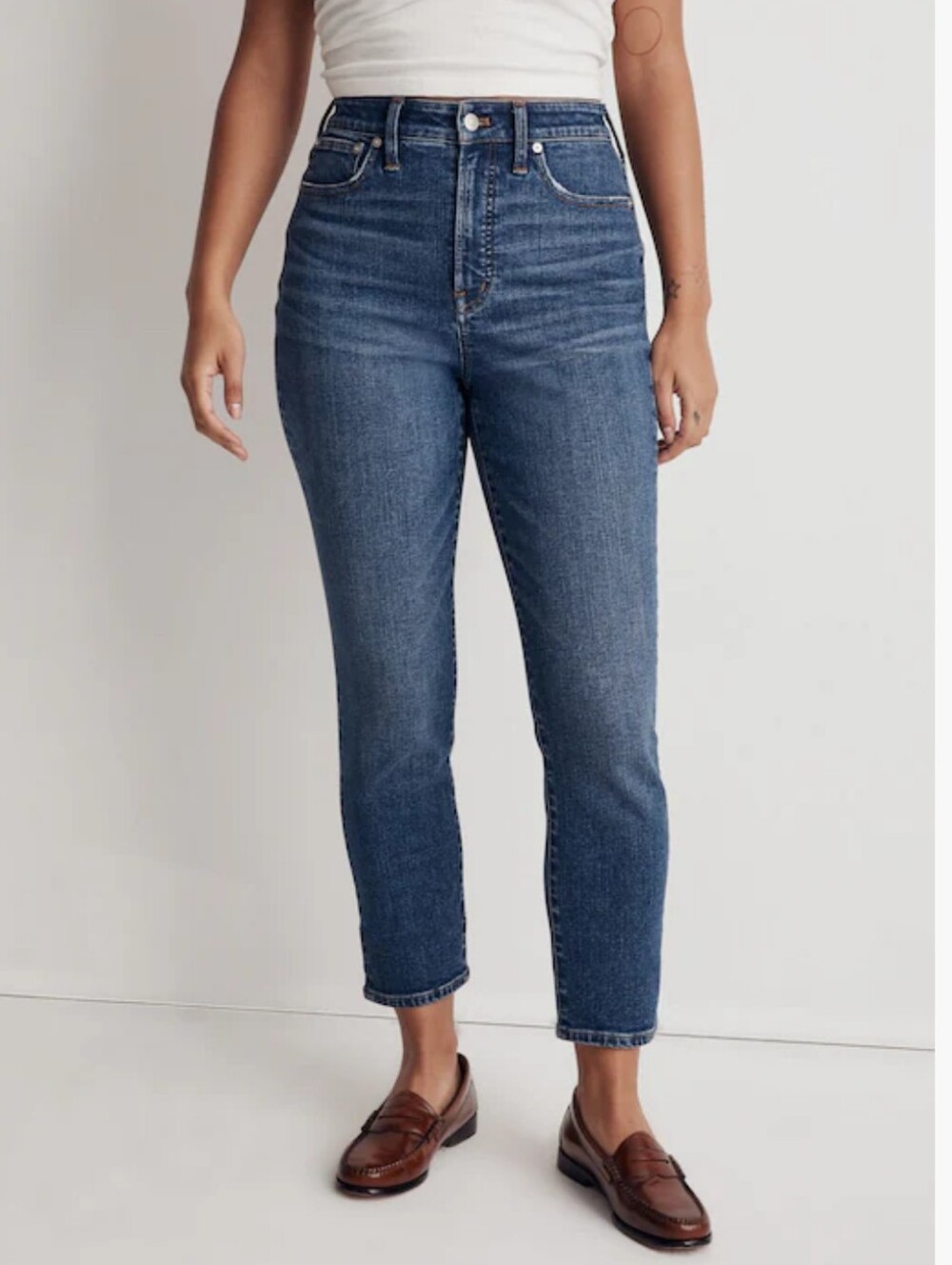Madewell The Curvy Perfect Vintage Jean Manorford Wash: Instacozy Edition